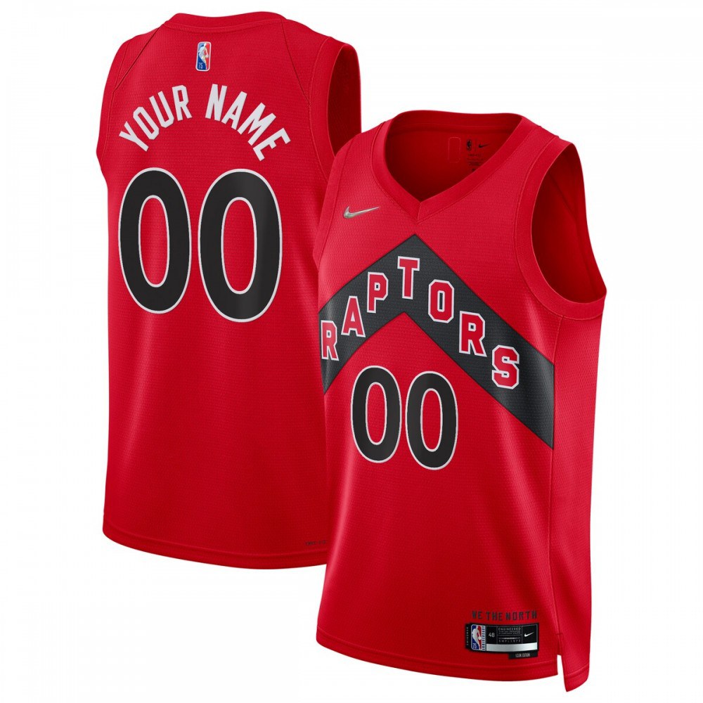 Toronto Raptors 2021/22 Diamond Swingman Custom Jersey - Icon Edition - Red-Pro Kit Vault | Brand New 26/27 Sports Jerseys